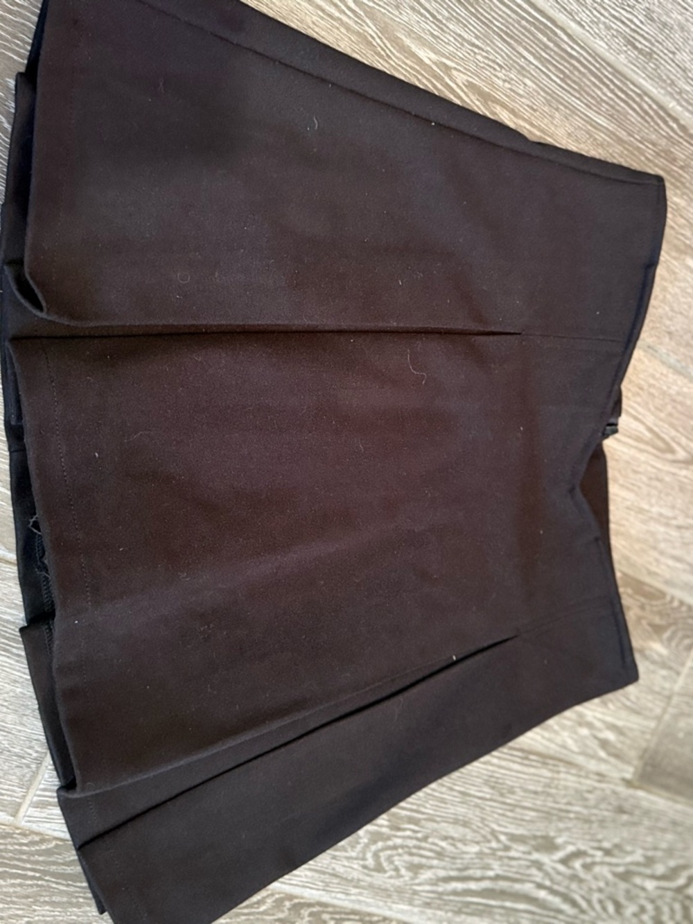Black Pleated Mini Skirt